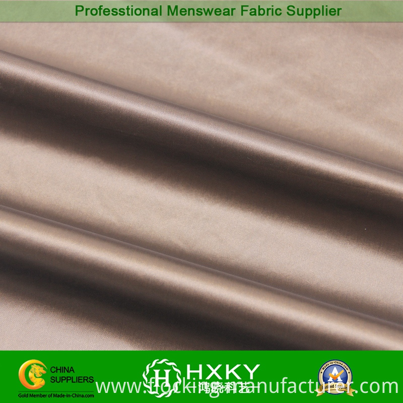 40d Black Fiber with Foam Coating Nylon Fabric for Down Coat